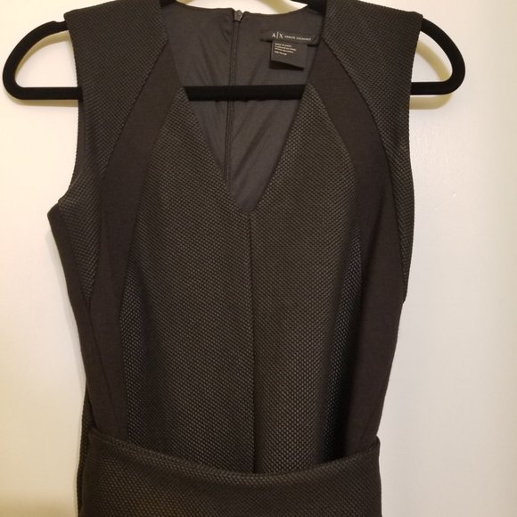 AX Armani Exchange - Fitted Black Dress - Picture 2 of 6
